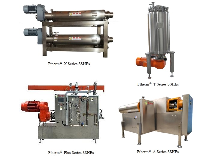 Ftherm Scraped Surface Heat Exchangers